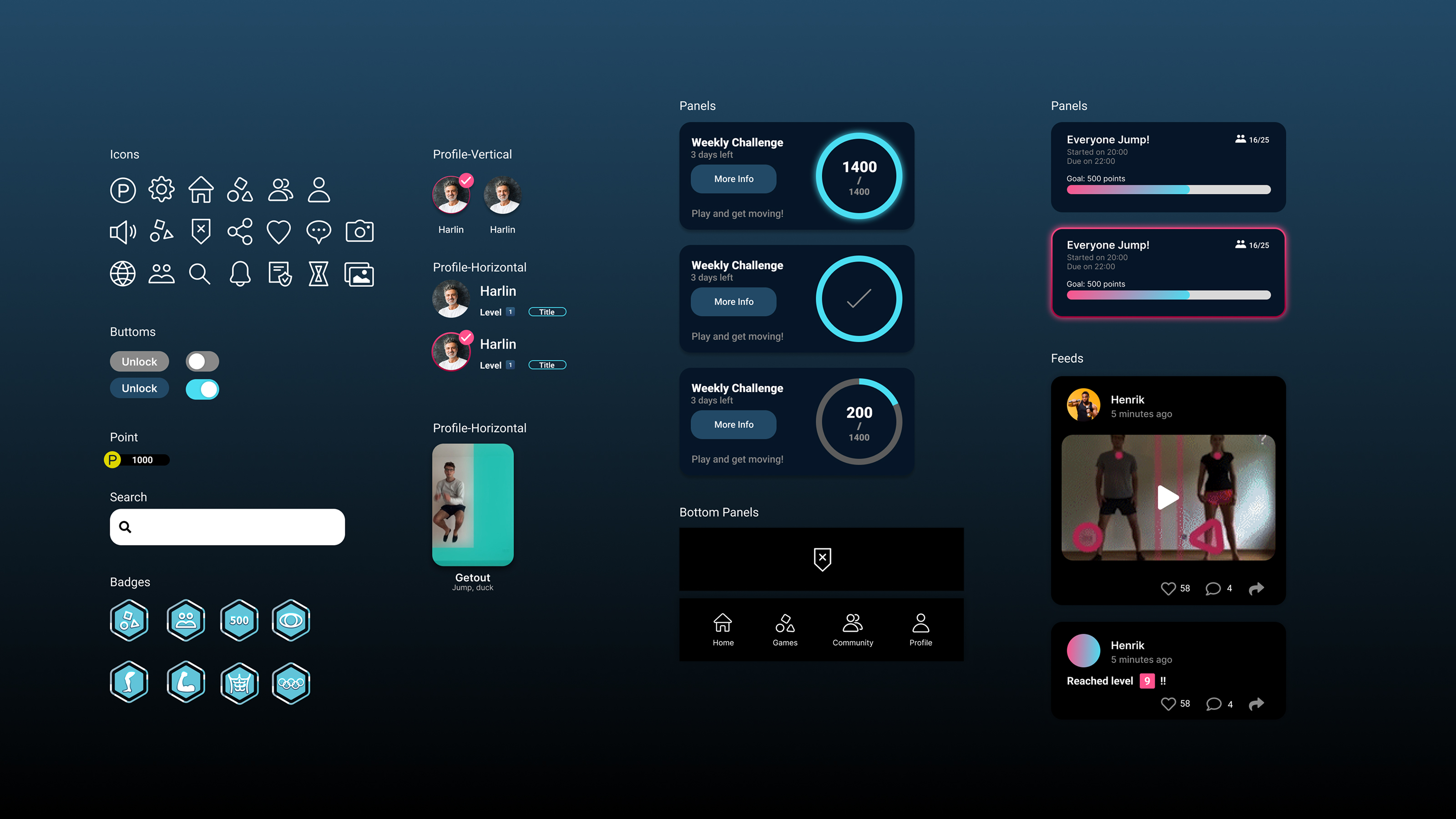 Social features